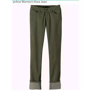 PrAna Kara Fitted Low Rise Jeans Women's 6/28 Stretch Denim, Organic